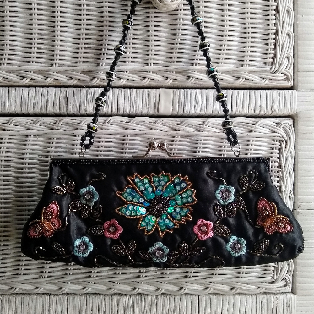 Fancy black purse